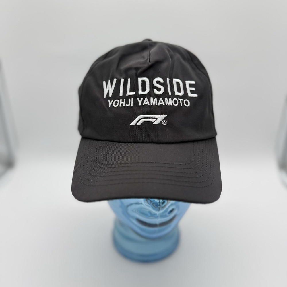 Yohji Yamamoto x Formula‎ One F1 Snapback Hat Black White Wildside Grand Prix